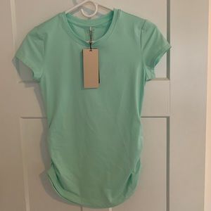 Calia Flow Crew Neck Ruched Tee